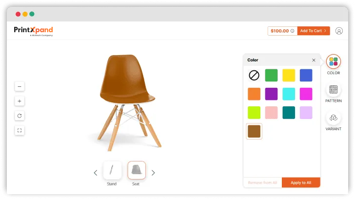 3D Configurator for Exclusive Product Categories