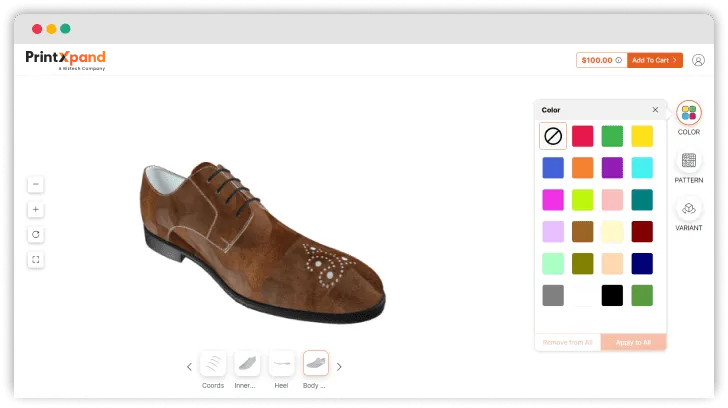 3D Shoe Configurator