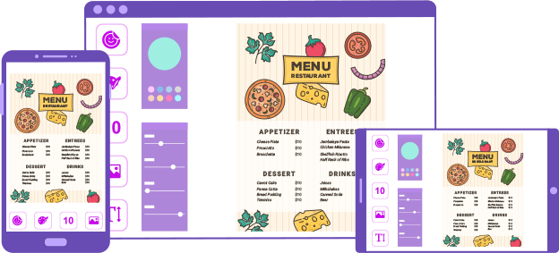 A Quick Overview of Our Menu Card Design Tool