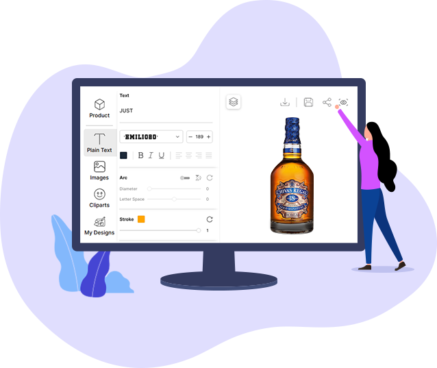 Additional Features of Glassware Product Designer