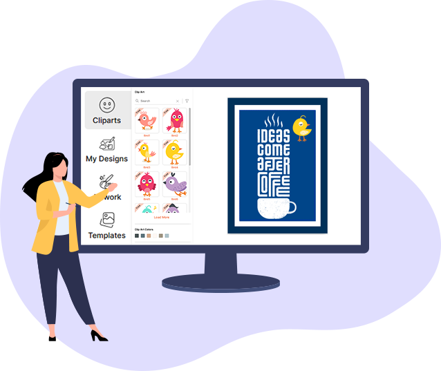 Clipart, Artwork, Background Customization to Add the Fun Part