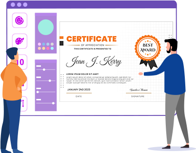 Easy Customization with Online Certificate Designer