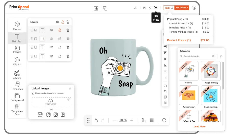 Gift Design Tool - Visual Features