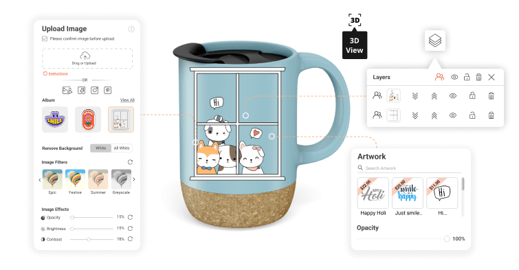 Mug Printing Banner