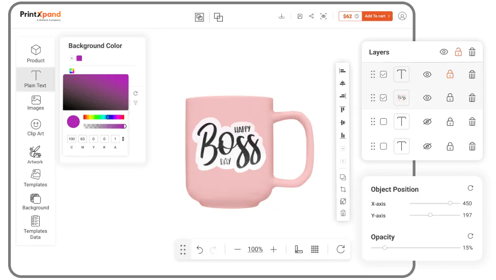 Mug Designer Tool - Other Features
