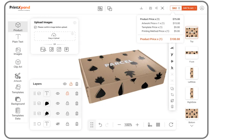 Package Design Tool - Visual Feature