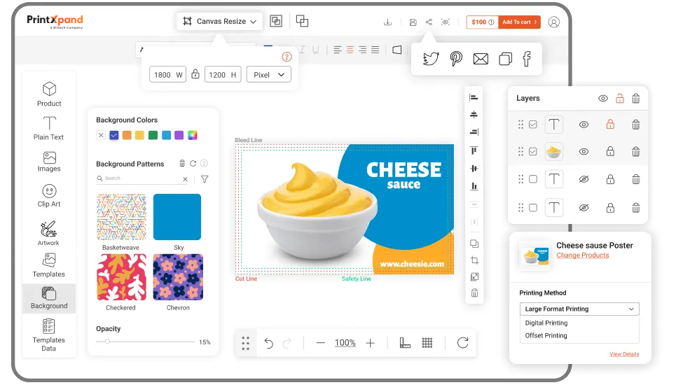 Poster Design Software - Visual Features