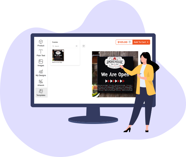 Sign Design Software’s Admin Panel