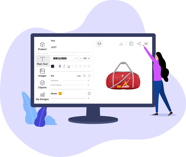 Some Other Features of Online Bag Designer
