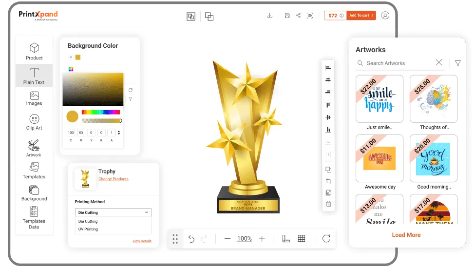 Trophy Designer Tool - Other Feature