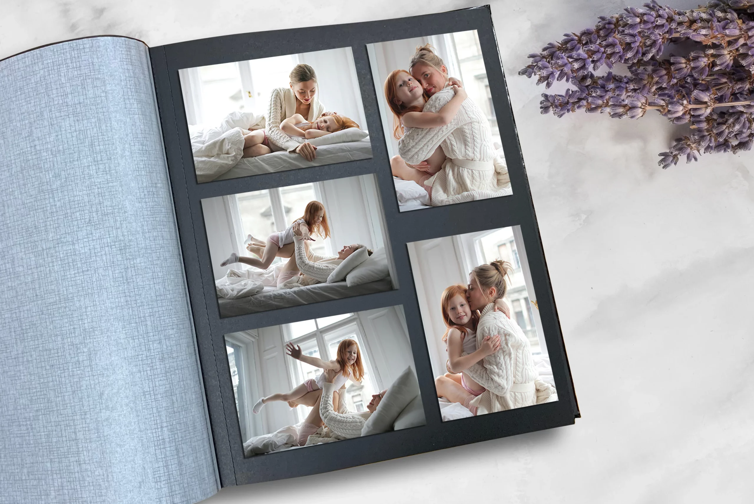 Dry-mount photo albums